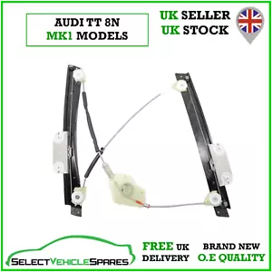 NUEVO AUDI TT 8N MK1 DRIVERS LADO DERECHO DELANTERO REGULADOR DE VENTANA ELÉCTRICO 1998-2006 - Imagen 1 de 6