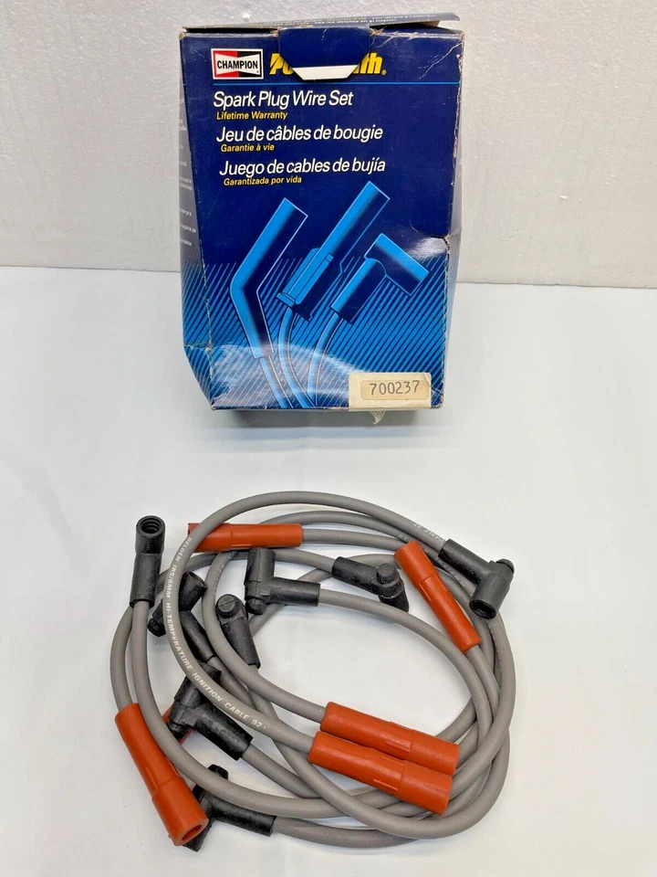 Juego de cables de bujías Power Path Champion NOS 700237 xref. NGK # 51363 Foto 1 de 4