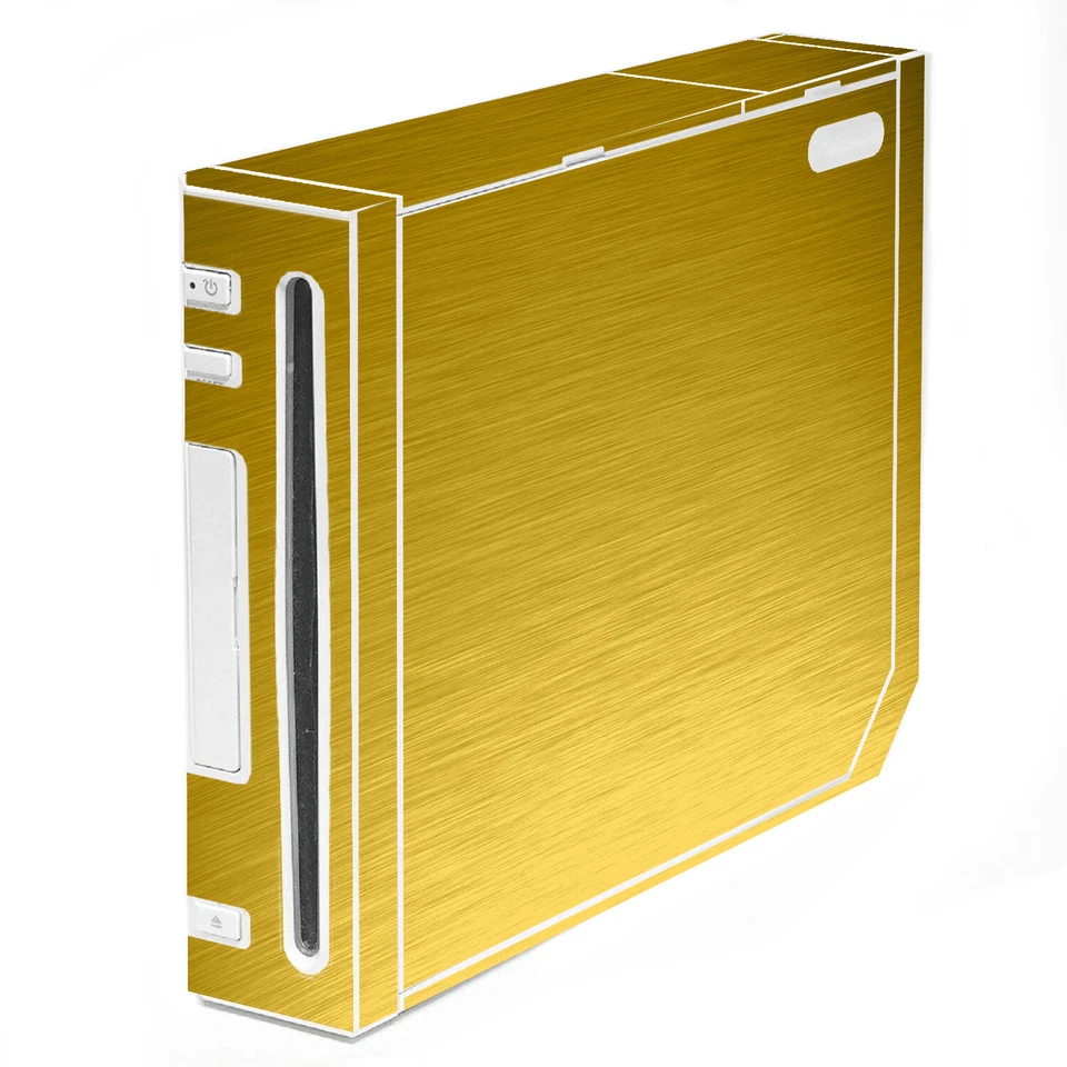 Calcomanía protectora de revestimiento de consola metálica LidStyles Nintendo Wii  Foto 1 de 1