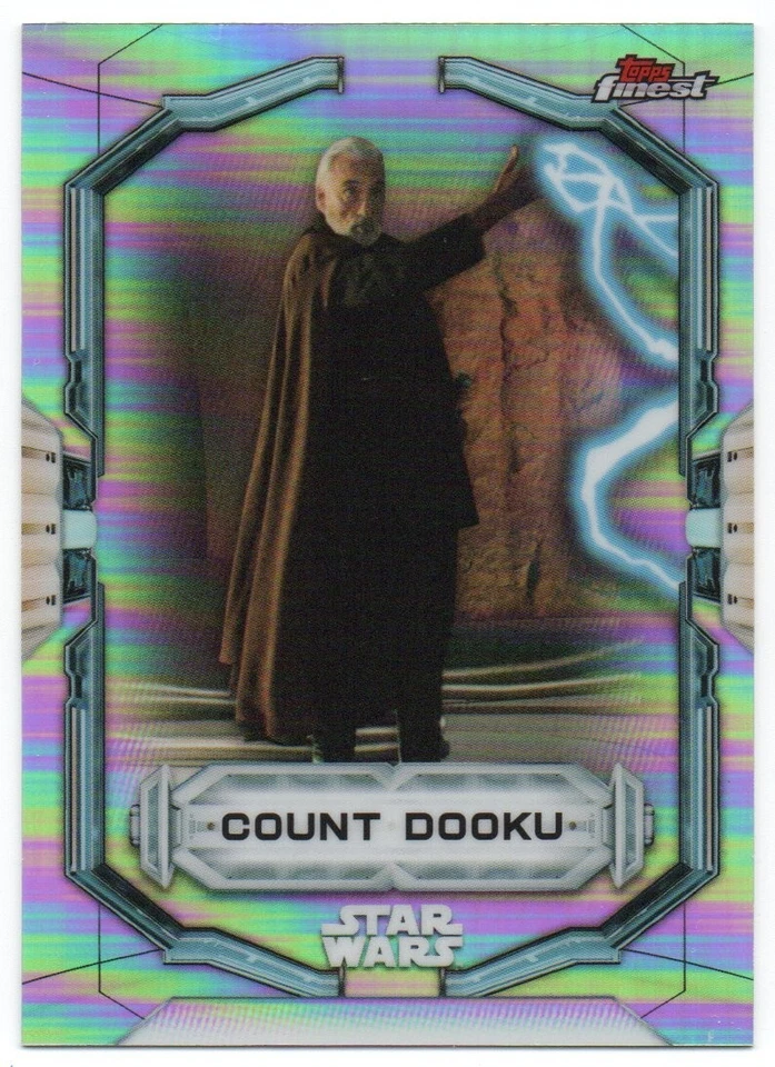 2022 Finest Star Wars #107 Count Dooku Short Print SP - Image 1 of 1