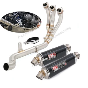 For Triumph Trident 660 2021-2025 Tiger660 Sport Exhaust System Front Pipe Tips - Picture 1 of 12