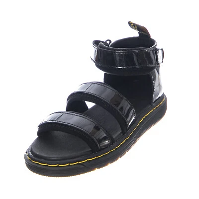 Sandalias Dr. Martens Junior Marabel - Lamper charol negro - Sandalias para niños Foto 1 de 4