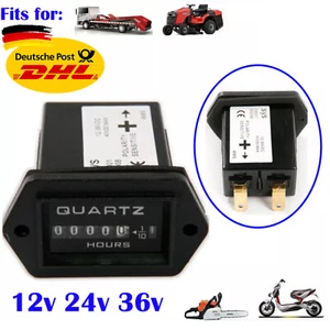 Betriebsstundenzähler 12-36V, Engine Hour Meter für Auto, Traktor, Generator - Bild 1 von 13