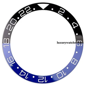 INSERTO DE BISEL DE CERÁMICA PARA ROLEX GMT BATMAN HECHO PARA SEIKO 6309 7002 7s26 SKX007 9 - Imagen 1 de 2
