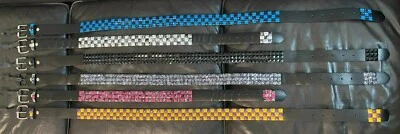 Checkered Studs Belts! Colorful And Fun! Volume Discount! Spoil Yourself! ⌧====➣ - Image 1 of 4