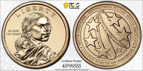 2021 D PCGS MS68 Native American Sacagawea $1 Position A ~NONE Graded Higher!~ Cover