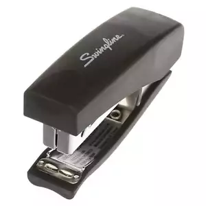 Soft Grip Manual Hand Stapler, 20 Sheets, Black - Picture 1 of 5