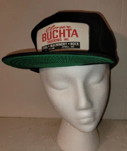 Elmer Buchta Trucking Inc Coal Machinery Rock Otwell Indiana Vintage Hat - Picture 1 of 12