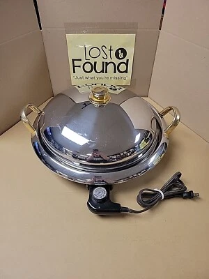 Sartén eléctrica redonda para pizza Command Performance Gold de 12" GCE-PS-1000 Foto 1 de 4