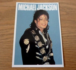 Vintage Michael Jackson by Heroes Ltd Postcards from 90s SPC2165 - Picture 1 of 3