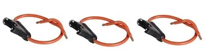 (3) 12 GAUGE ATC FUSE HOLDER IN-LINE WIRE COPPER 12 VOLT POWER BLADE MADE IN USA - Picture 1 of 1