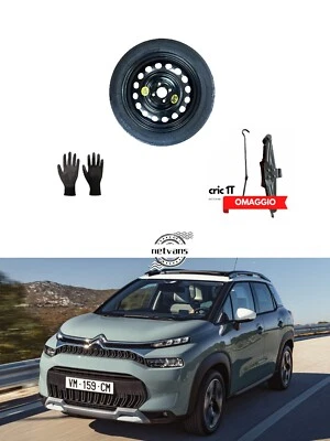 Ruotino di Scorta 16" per CITROEN C3 - C3 AIRCROSS con Cric OMAGGIO 125/85R16