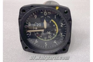 Indicador velocímetro de avión Warbird británico de colección, PW/95IV/SB - Imagen 1 de 2