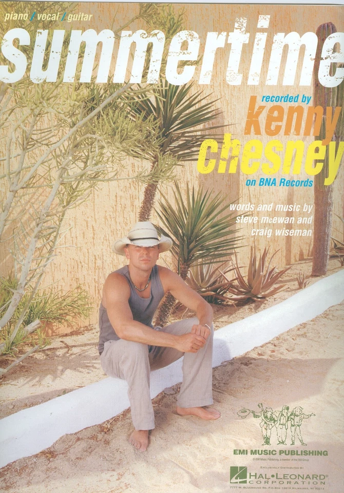 Kenny Chesney sheet music Summertime  Foto 1 de 1