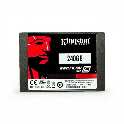 SE50S37-240G Kingston 240GB SSD 2.5" SATA III – Tested & Working – FAST - Image 1 of 4