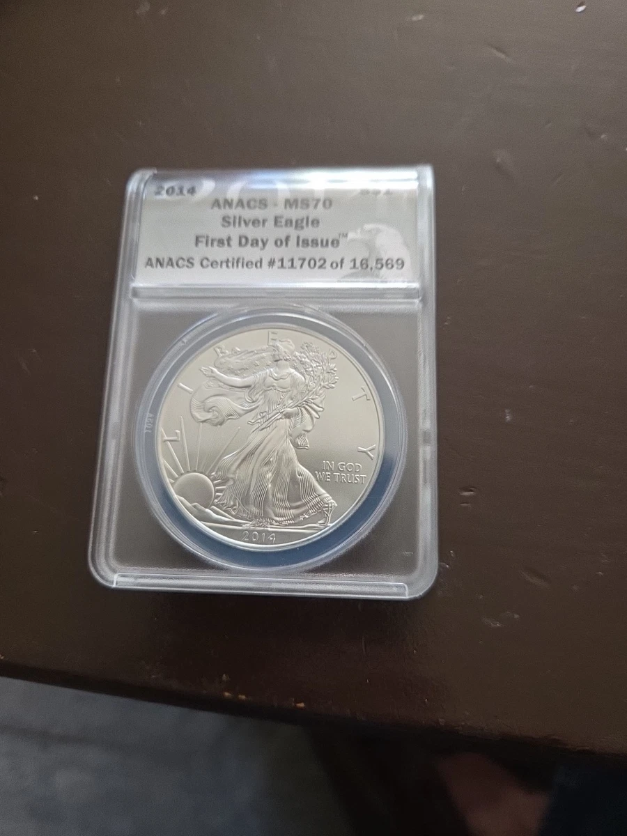 2014 ANACS MS 70 Graded Silver Bullion Coins for sale | eBay