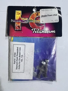 PMC #4104 Titanium Front Threaded Axles For On-road RC Cars - New In Package! - Picture 1 of 1