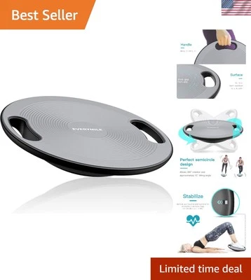 Tabla de equilibrio bamboleante ligera con mango - Ideal para entrenamientos básicos y rehabilitación Foto 1 de 4