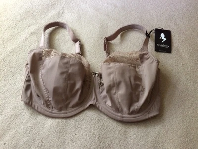 Sculptresse 40H (FF) Chi Chi Balconnet Cappuccino  Underwire Bra Style 7695 NWT - Image 1 of 4