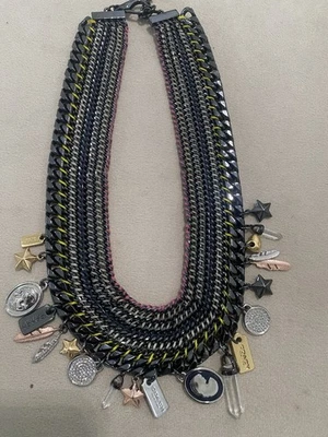 蔻驰小饰品项链多种材料(银色、金色、玫瑰金等) — 第 1/4 张图片