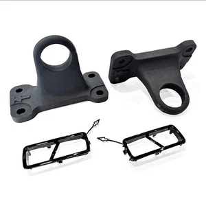 2 x Black Tow Eye Loop Inc Gloss Black Covers Fits New Defender L663 110 HAWKE - Picture 1 of 10