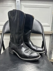 Goodyear Stivali Uomo Antiolio Chemigum Scarpa Bates Co Pelle Nero 8 B - Foto 1 di 7