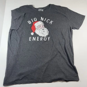 Crazy Dog T-Shirt Men’s “Big Nick Energy” Santa Funny Christmas Size 3X - Picture 1 of 7