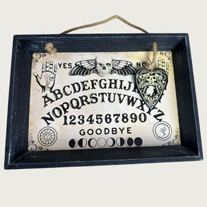 Gothic Spirit Board Wandbild mit Planchette Hängedeko okkultes Design - Bild 1 von 4