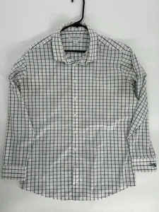 Camisa principal Mizzen para hombre recorte rendimiento ropa de hombre gris ventana abotonada XXL - Imagen 1 de 8