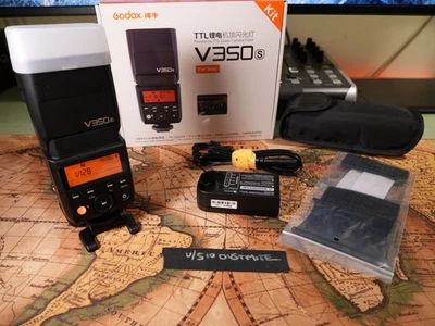 Godox V350S 2.4G TTL Li-ion Camera Flash 1/8000s Wireless Transmission For Sony - Image 1 of 3