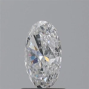 Certificate GIA 1 Carat Oval Cut Natural Mined Diamond Loose D color SI2 clarity - Picture 1 of 2