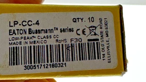 Eaton Bussman Series LP-CC-4 ( Box of 10) - Picture 1 of 3