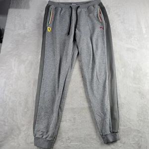 PUMA Scuderia Ferrari Race Track Sweat Pants Gray Size XL - Picture 1 of 8
