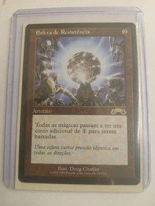 1998 Magic The Gathering  Exodus #139  Sphere of Resistance MTG In Portuguese  - Picture 1 of 2