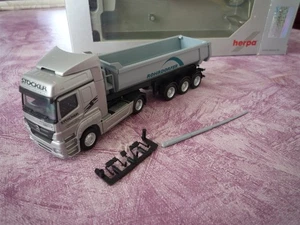 Herpa  902496  MB  Actros  Sattelzug Kipper  Rohrdorfer  Maßstab  1:87  in OVP - Bild 1 von 6