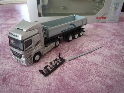 Herpa  902496  MB  Actros  Sattelzug Kipper  Rohrdorfer  Maßstab  1:87  in OVP - Bild 1 von 4