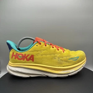 Hoka One One Clifton 9 Men’s 9.5 D Passion Fruit Maize 1127895PFM2 - Picture 1 of 8