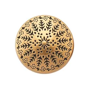 5pcs Snowflake Embossed Metal Buttons Vintage for Clothing Crafts Sewing 18/23mm - Picture 1 of 11
