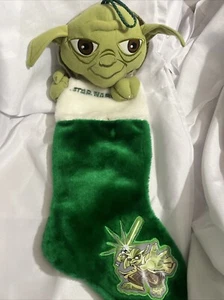 Star Wars Yoda Green Holiday Stocking Brand New Toys - Picture 1 of 3