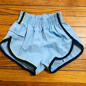Vintage FILENE'S Kids Shorts Size S 6 8 Girls Boys Blue Summer Beach Swim USA Bo - Picture 1 of 5