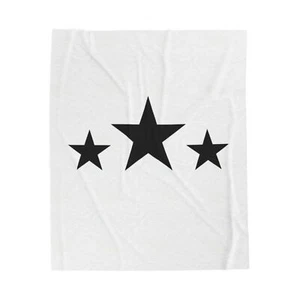 Cozy Star Pattern Velveteen Plush Blanket, Soft Throw Blanket for Home - Picture 1 of 5