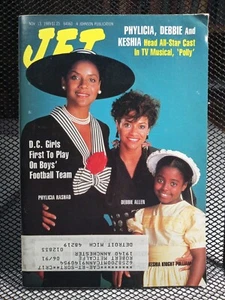 Niñas Fútbol Polly Película Pulliam Negro Americana JET Revista 13 de noviembre de 1989 - Imagen 1 de 1