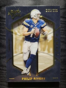 Philip Rivers 2016 PANINI BLACK GOLD BASE SET #D 206/225 LOS ANGELES CHARGERS! - Picture 1 of 2