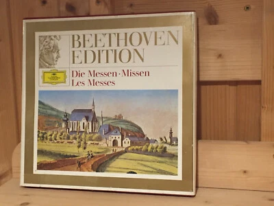 Beethoven Edition 1970 Vol.9 Masses Messen KARAJAN RICHTER DGG 3 LP BOX EX/NM - Image 1 of 4