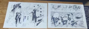 Naruto Exhibition Reproduction Original Art 2 sets A3 size 2018 japan Jump anime - Picture 1 of 1
