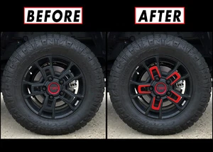 Redout Blackout superposición para Toyota Tundra 2014-21 18" TRD parte interior de llanta de rueda - Imagen 1 de 3