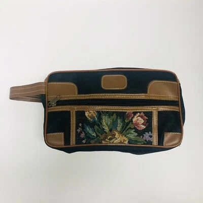 Bolso de Cosméticos Tapiz Floral Pequeño Vintage con Cremallera 10X6X3.5 Foto 1 de 4