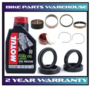 Kit de arbustos de cubierta antipolvo sello de aceite horquilla para KTM 620 SX 1997 WP50 Extreme MX5060 50 mm - Imagen 1 de 5
