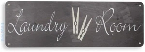 TIN SIGN Laundry Room Kitchen Cottage Farm Farmhouse Sign A991 - Picture 1 of 3