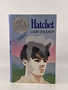 Beil von Gary Paulsen signiert 5. Druck Bradbury Press Brian's Saga HCDJ - Bild 1 von 7